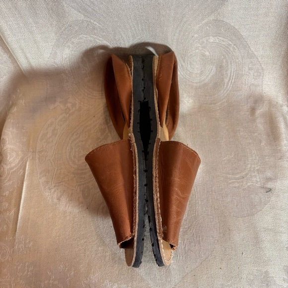 ALE HOP Sz 40 Menorca Avarca Style Slip On Leather Sandals Made in Spain Shoes - Picture 5 of 7
